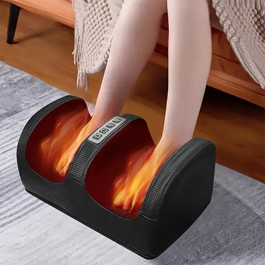 Foot massage machine Foot kneading foot leg massager electric heating home leg machine Christmas gifts, Valentine's Day gifts, M